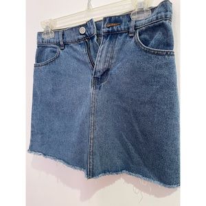 Denim mini skirt 100% cotton size: small